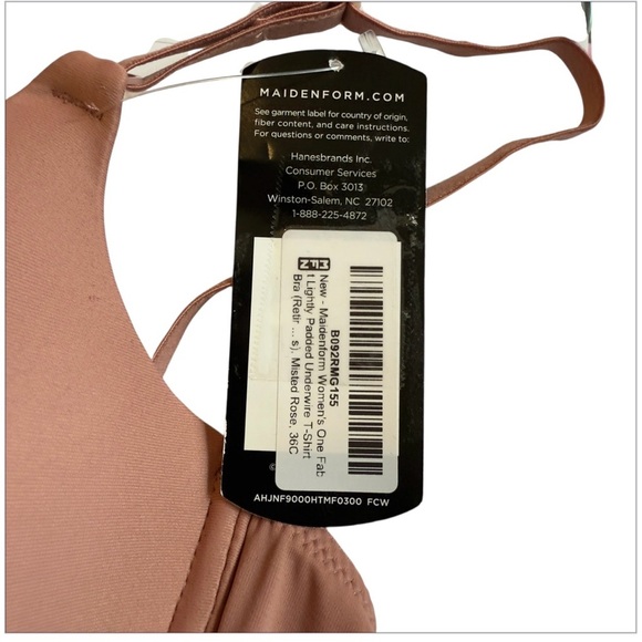 Maidenform -Size 36C - One Fab Fit Everyday
Demi Underwire Bra
#07959 - Picture 5 of 7